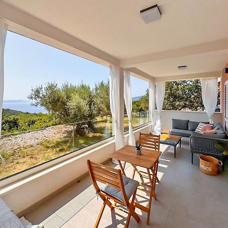 Studio Vesna With A Terrace And Sea View ラバック エクステリア 写真